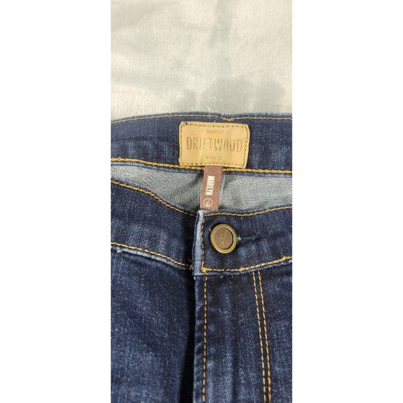 Driftwood Marilyn Jeans Womens 29 Floral brown cream Embroidered Skinny Stretch - Picture 4 of 12